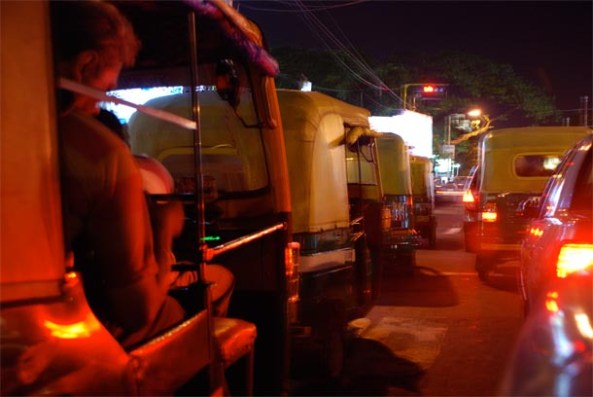The eternal wait inside an Auto during a traffic jam