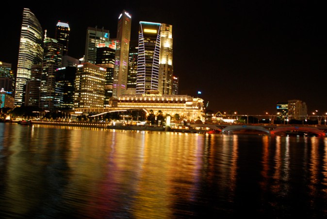 Singapore at night