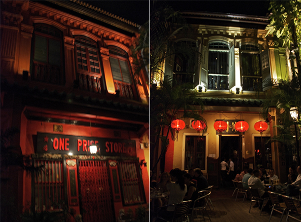 Off the Orchard Road this dark alley was abuzz with pubs and restaurants - so mysterious and so antique!