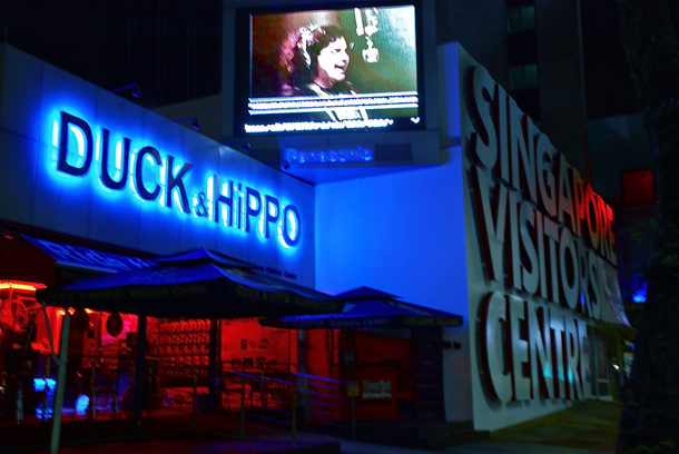 Hippo & Duck, Hippo & Duck everywhere in Singapore - the empty office at night-time