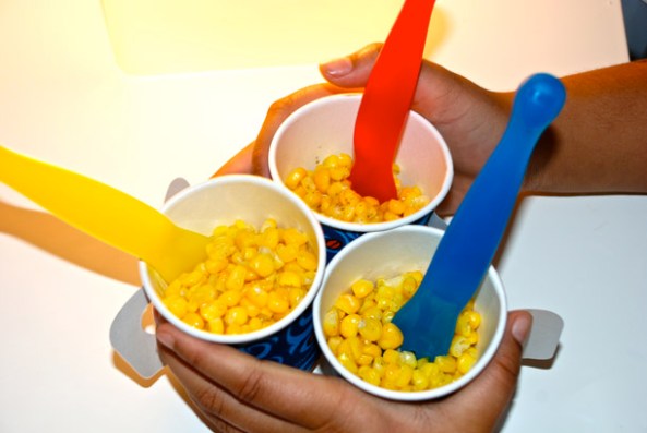 Carrying 3 Cuppa Corns at a time Carrying 3 Cuppa Corns at a time