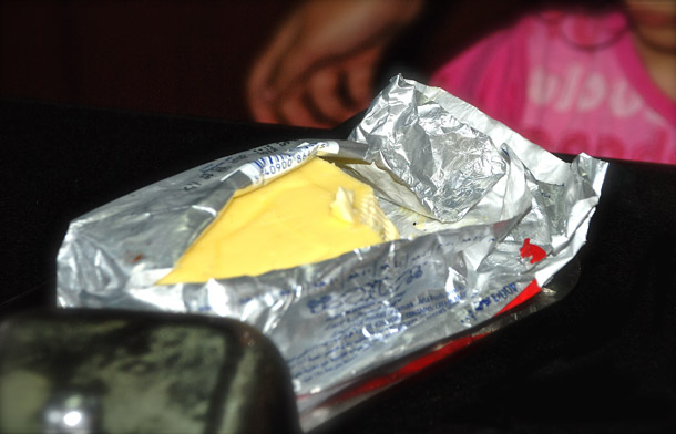 The Butter has to go back before it melts