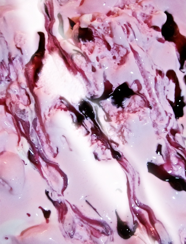 Finally, Icecream Rasgulla & Blueberry Sauce Finally, Icecream Rasgulla & Blueberry Sauce