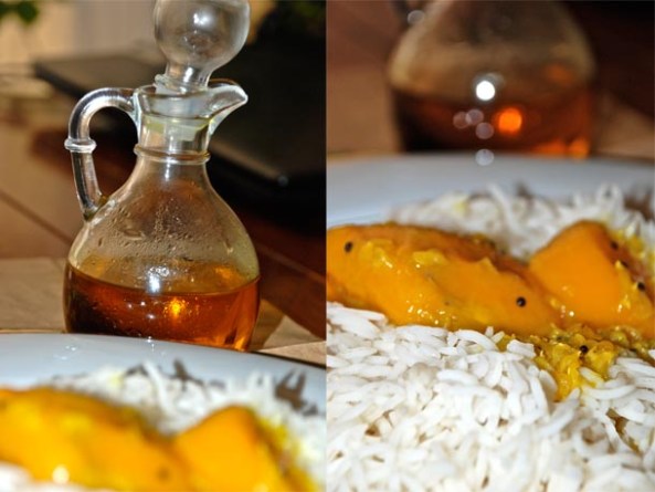 Plain white Rice - the perfect meal partner to this Mango Lentil Soup/Aam Dal Plain white Rice - the perfect meal partner to this Mango Lentil Soup/Aam Dal