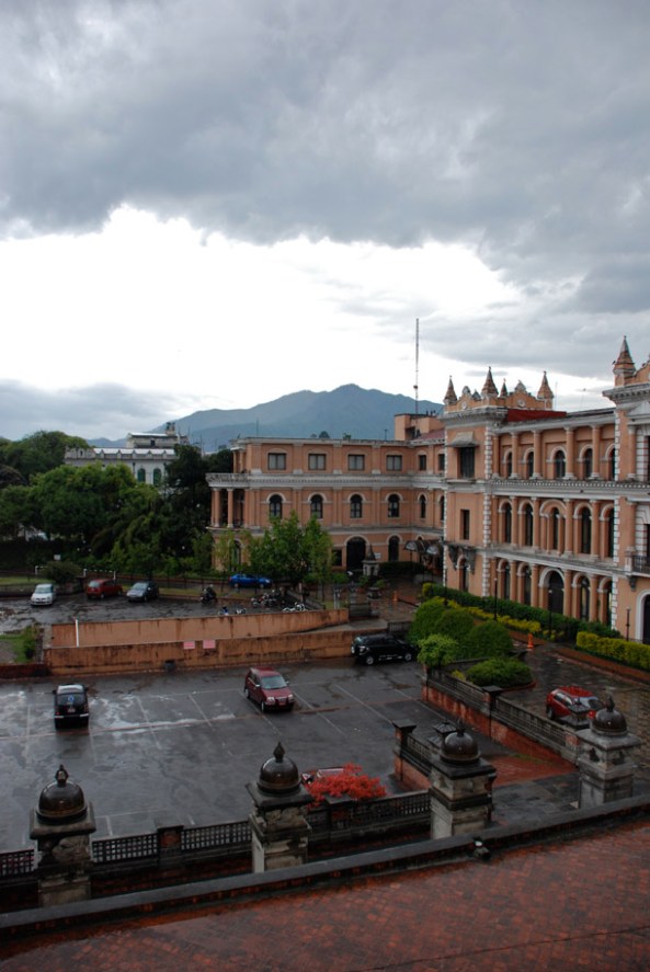 The Casino @Hotel Yak and Yeti with the grey clouds in the backdrop as seen from our room The Casino @Hotel Yak and Yeti with the grey clouds in the backdrop as seen from our room