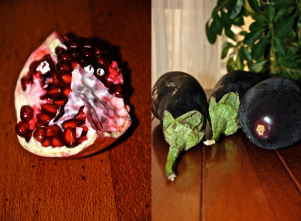 Pomegranate & Aubergines Pomegranate & Aubergines