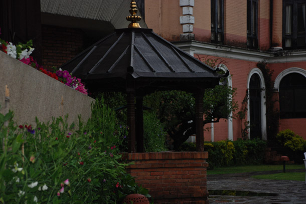 The rains made the outside romantic and alluringly dark The rains made the outside romantic and alluringly dark