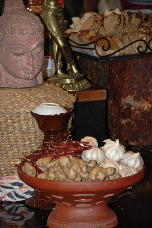 The Hotel was decorated for the Nawa Varsa