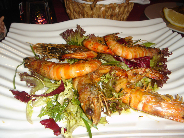 Grilled Prawns