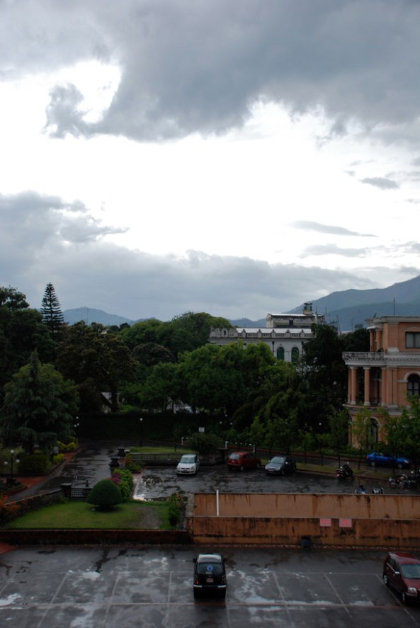 The Casino @Hotel Yak and Yeti with the grey clouds in the backdrop as seen from our room The Casino @Hotel Yak and Yeti with the grey clouds in the backdrop as seen from our room