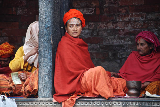 Abandoned by family - sitting in the sacred temple premises waiting for their deaths
