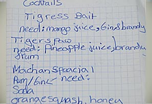 Big Z writes down the break up of the cocktails