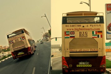 Open air Double Decker bus ‘The Big Bus Company’ 