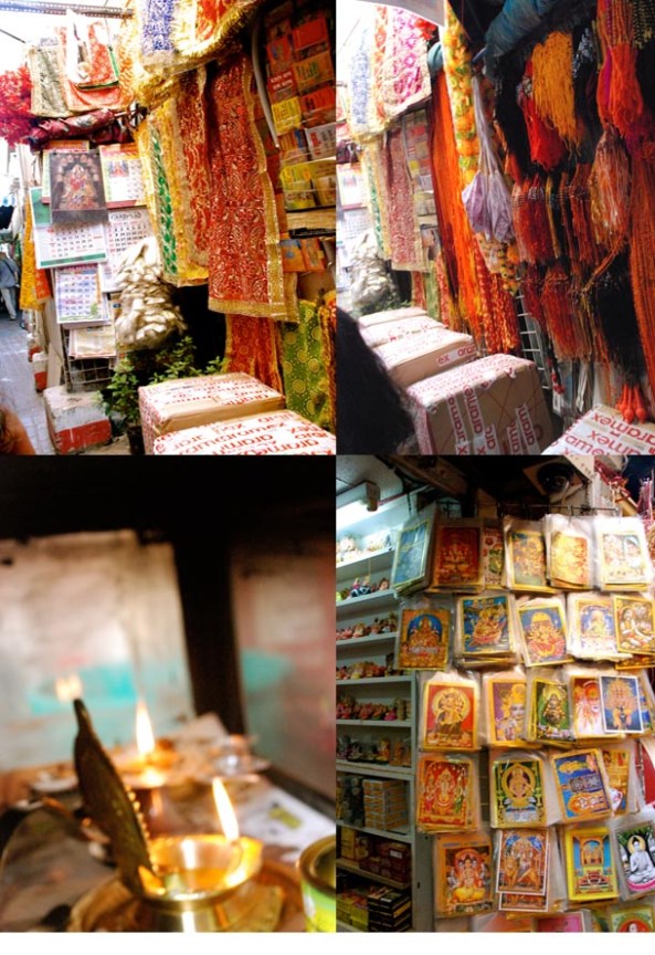 The alley that leads to the temple