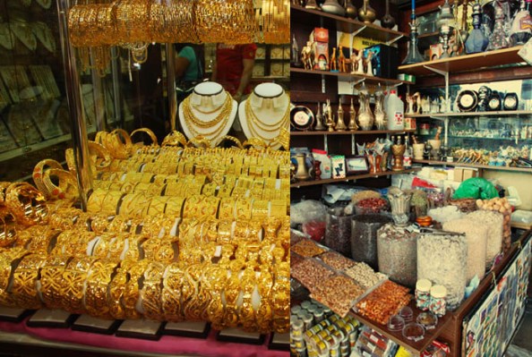 Gold Shop (left) and Spice Shop (Right)