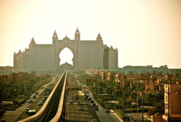 Approaching Atlantis via monorail
