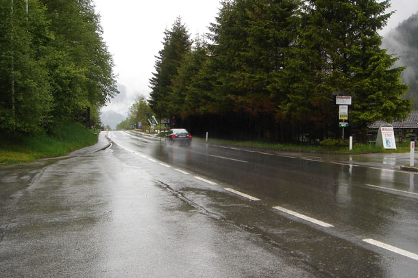 Driving in the rains