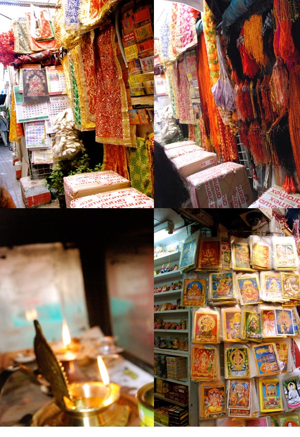 The alley that leads to the temple The alley that leads to the temple