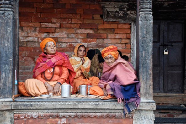Abandoned by family - sitting in the sacred temple premises waiting for their deaths Abandoned by family - sitting in the sacred temple premises waiting for their deaths