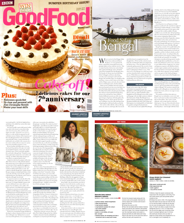 Food Safari of Bengal in BBC GoodFood ME