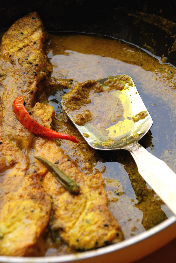 Shorshe Bata Maach or the Bengali styled Mustard Fish