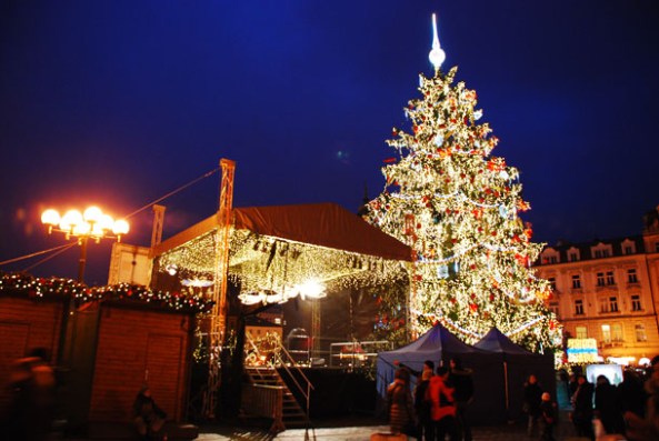 Christmas market in Prague