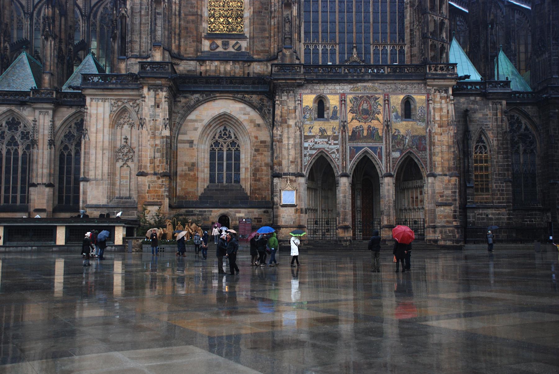 A rainy day in Prague