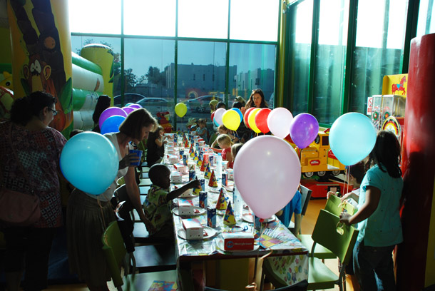 Outside venue for school friends