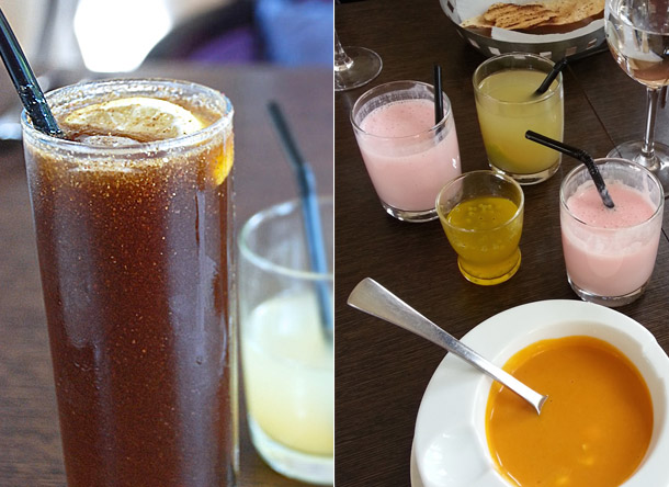 Masala Pepsi, Strawberry Lassi, Saffron Lemonade