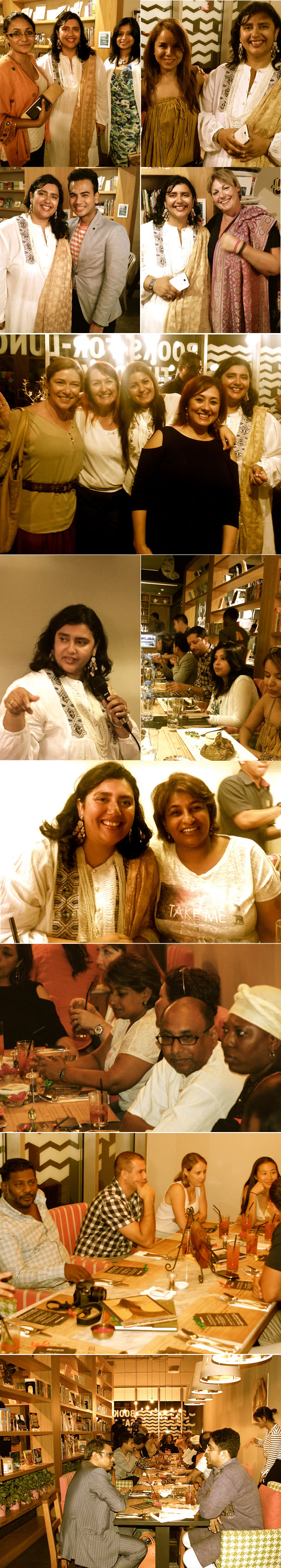 All the diners fo rthe Bengali Gourmet dinner