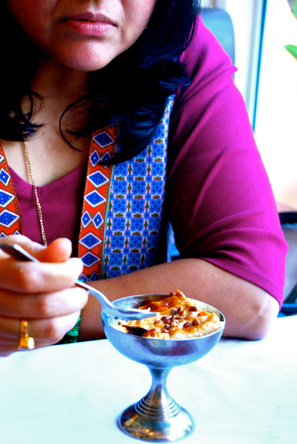 Lagan nu Custard at Kebab Bistro