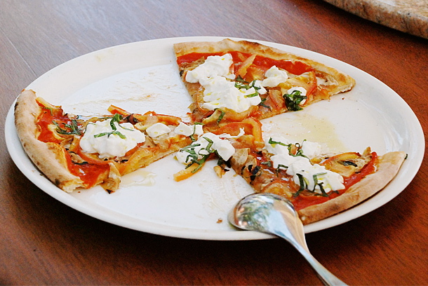 The Burrata and Herbs Pizza