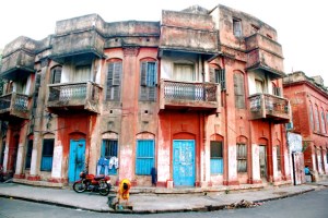 A dilapidated house in North Kolkata