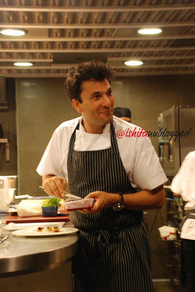 Chef Vikas Khanna in Junoon Dubai Chef Vikas Khanna