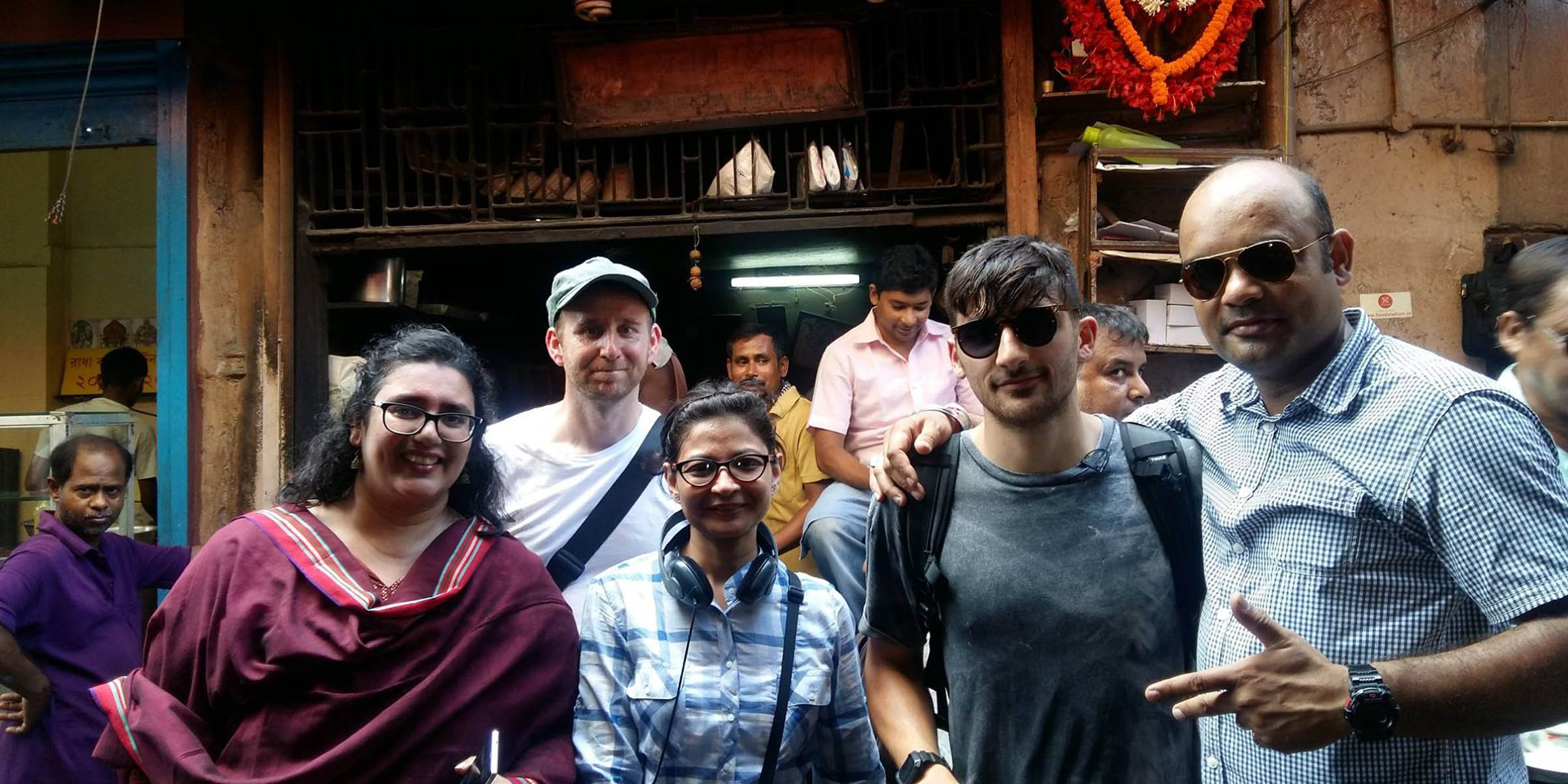 Chittoda's Dokan in Dacres Lane with BBC Travel Show UK