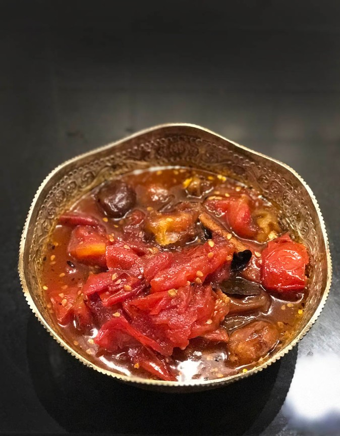 Tomato chutney, Bengali style