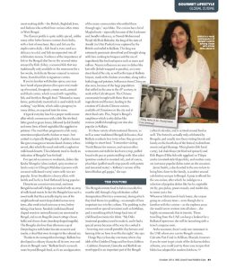 Food Safari of Bengal featuring Ishita B Saha in BBC GoodFood ME - October 2014