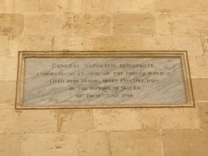 Inscription on Palazzo Parisio