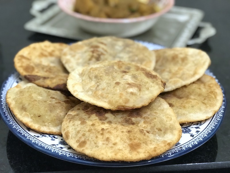 Radhaballavi and aloo torkari
