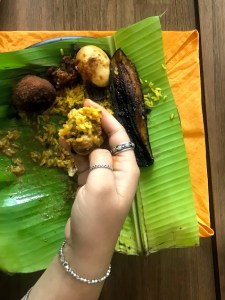 Srilankan Lamprais cooked at home