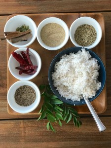 Spices for making Chettinad masala
