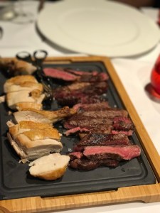A Chateaubriand platter in The Chophouse in Valletta