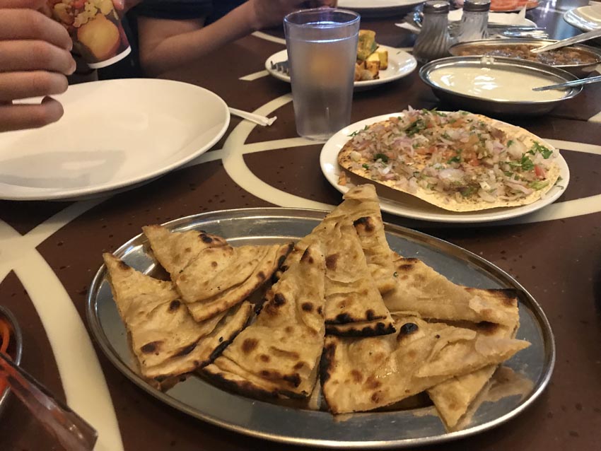 Fluffy naan at Sind Punjab Meena Bazaar