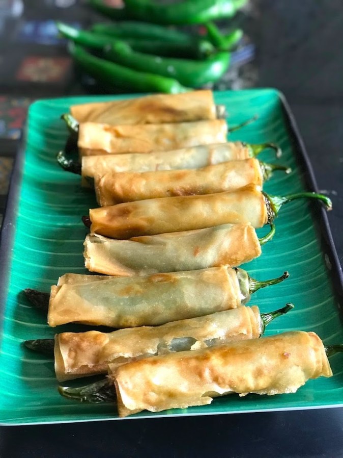 Stuffed Pepper Spring Roll