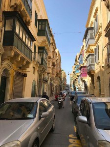 Narrow lanes in Valletta