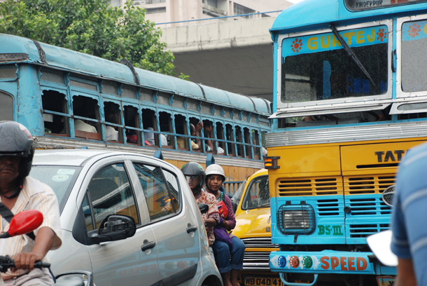 Traffic in Kolkata