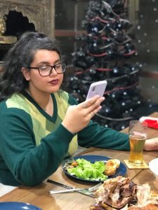 Big Z / Shrishti at the table