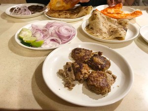Galawati kabab, Laccha Paratha and Sheermal at Tunday Kabab in Aminabad