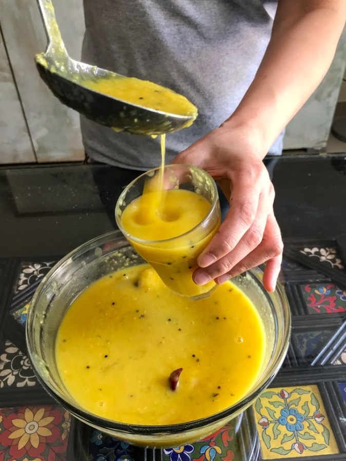 Aam Dal or the Bengali Green Mango Dal