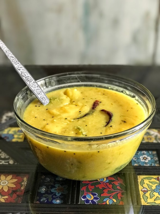 Aam Dal or the Bengali Green Mango Dal 